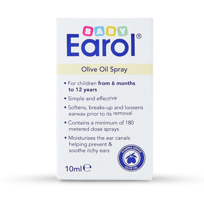 Holland & Barrett Earol Baby Olive Oil Ear Spray 10ml- Buy online at McGrocer