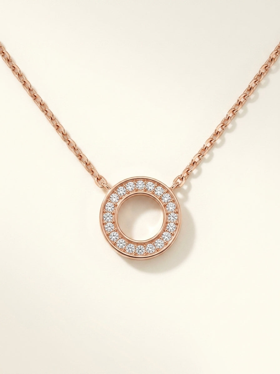 Cartier Panthère necklace 18ct gold with diamonds and tsavorite garnet (British brand)