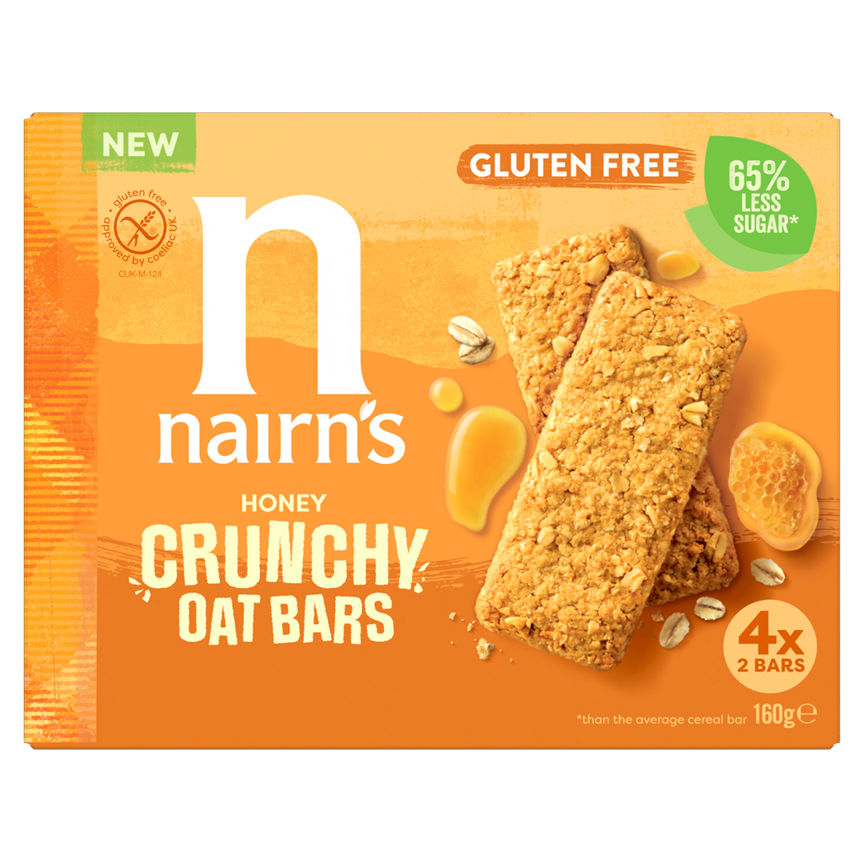 Nairn's 8 Honey Crunchy Oat Bars