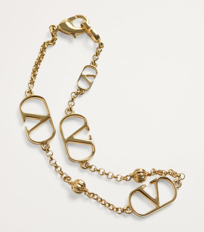Valentino Garavani VLogo Signature gold-tone bracelet, UK version