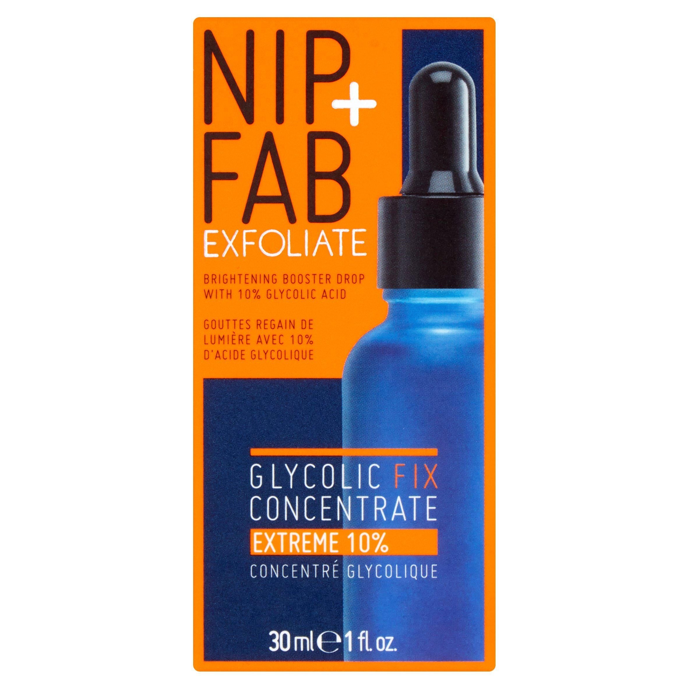 Nip+Fab Glycolic Fix Extreme Concentrate 10% 30ml Masks Sainsburys   