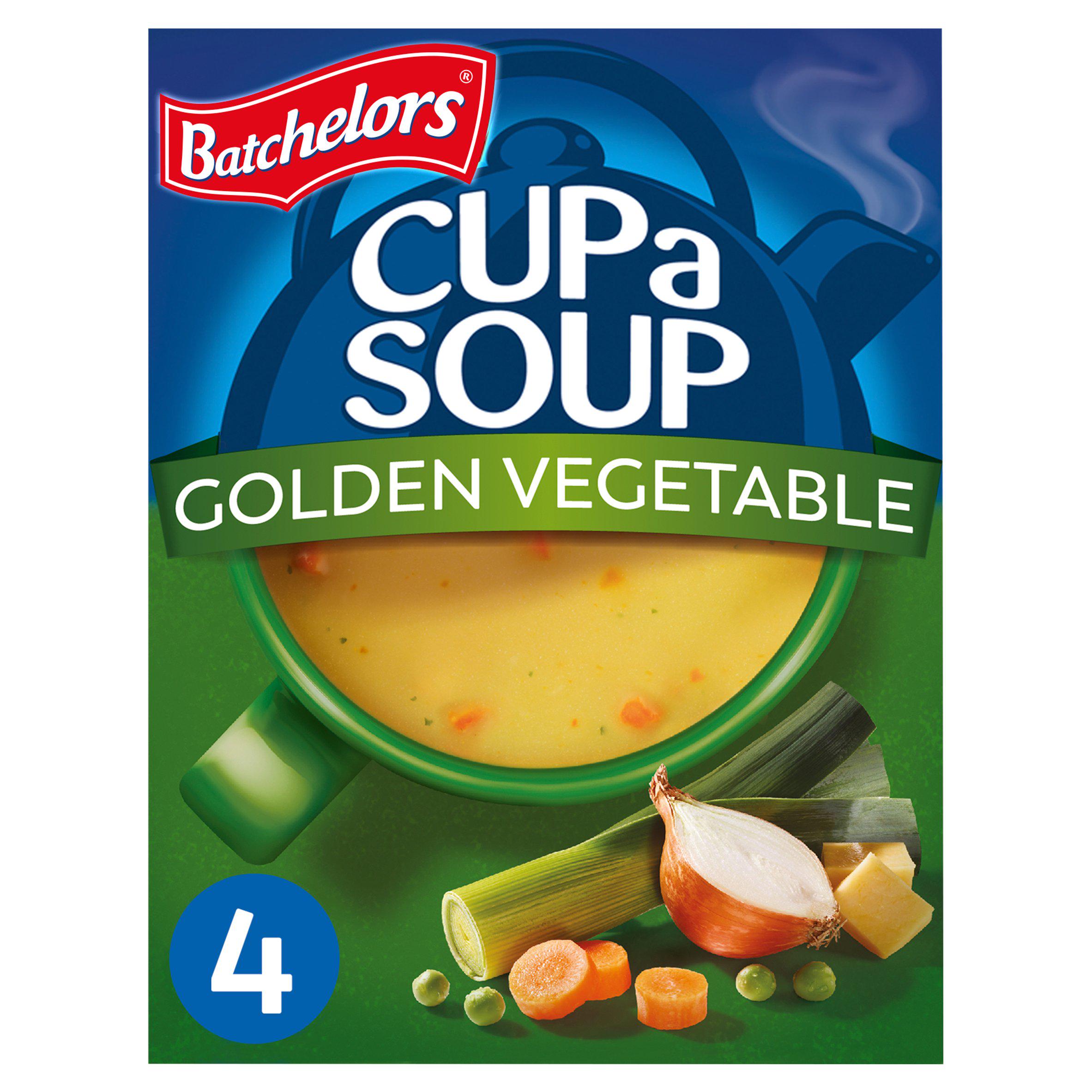 Batchelors Cup a Soup Golden Vegetable Sachets x4 82g GOODS Sainsburys   