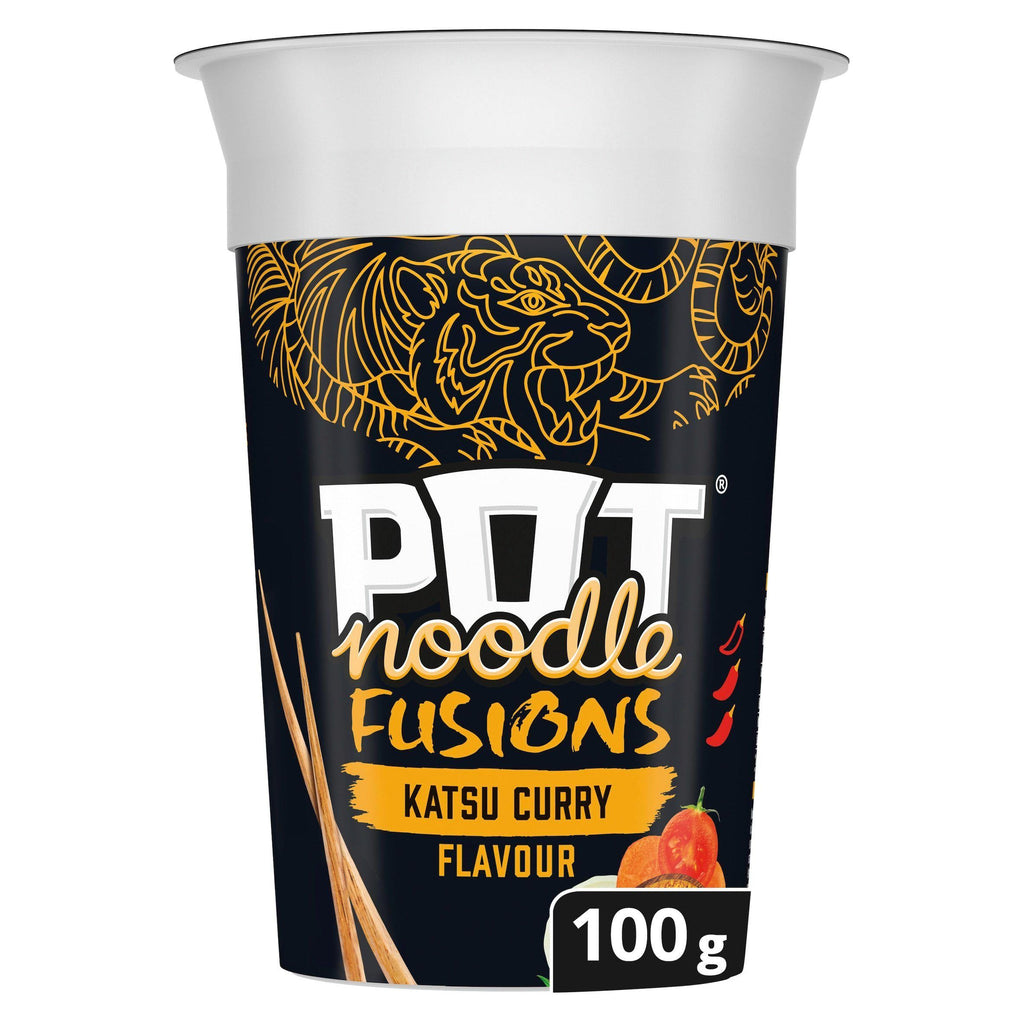 Pot Noodle Katsu Curry Instant Snack 100g