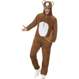 Smiffys bear costume jumpsuit hood, UK version