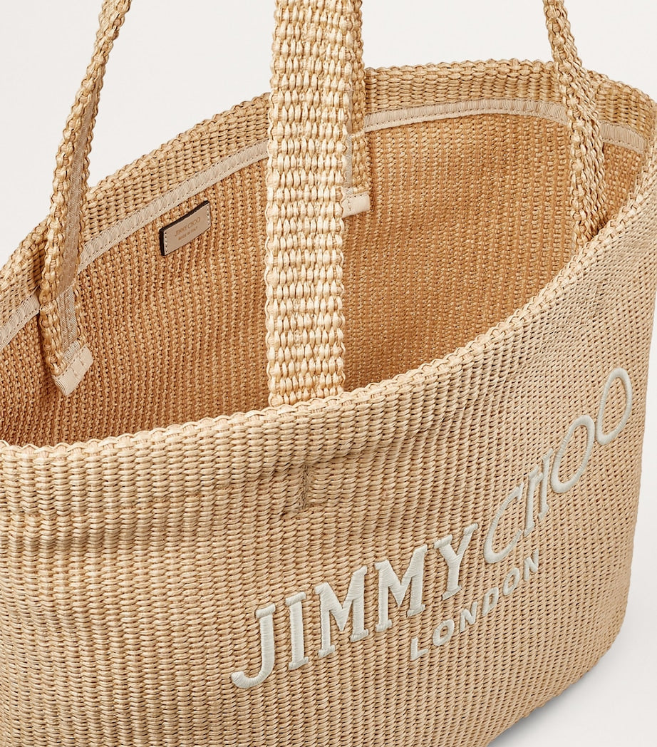 Jimmy Choo woven tote bag Beach collection H30cm x W40cm, UK version