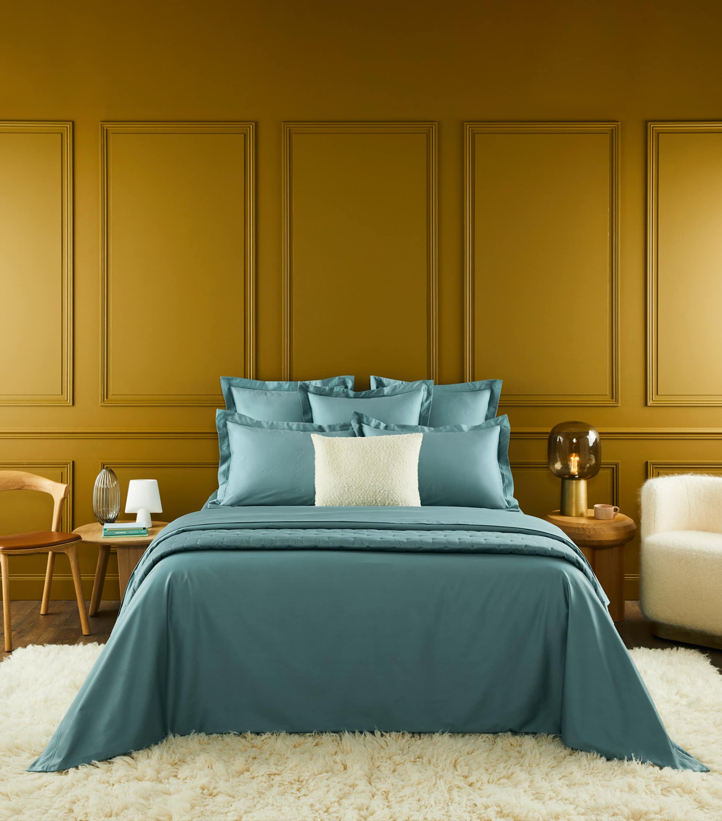 Yves Delorme Standard Oxford Pillowcase 50cm x 75cm (British brand)