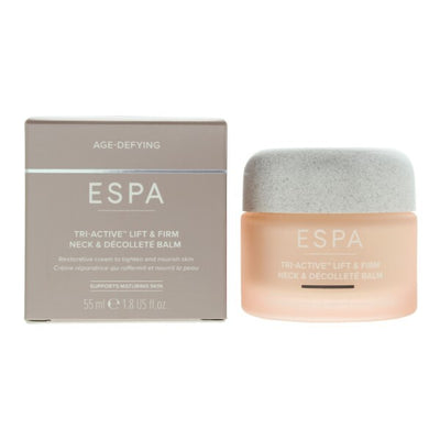 Superdrug Es pa Tri-Active Lift & Firm Neck & Décolleté Balm 55ml- Buy online at McGrocer