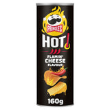 Pringles Hot Flamin' Cheese Sharing Crisps 160g GOODS Sainsburys   