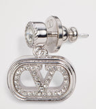 Valentino Garavani crystal Ovalette earrings (British brand)