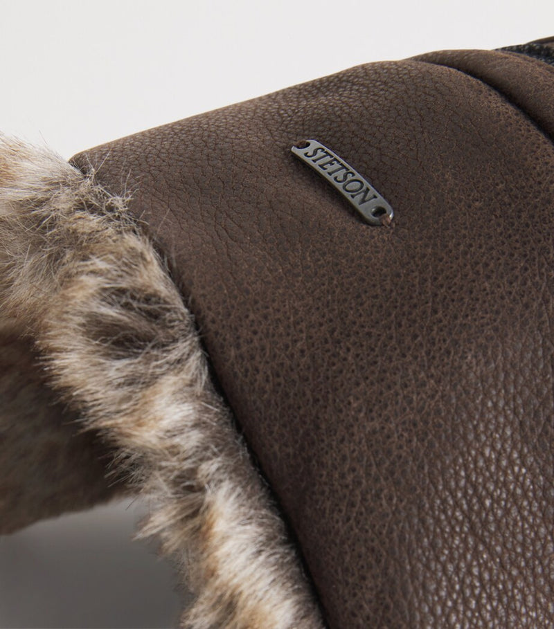 Stetson cowhide bomber aviator hat, UK version