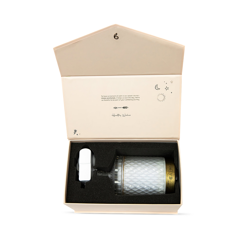B Calm Live Calm essential oil diffuser set, imported from the UK