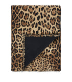 Dolce&Gabbana Wool-Silk Leopardo Blanket 140cm x 180cm - British product