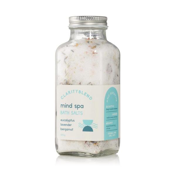 Clarity Blend Mind Spa bath salts 335g, imported from the UK