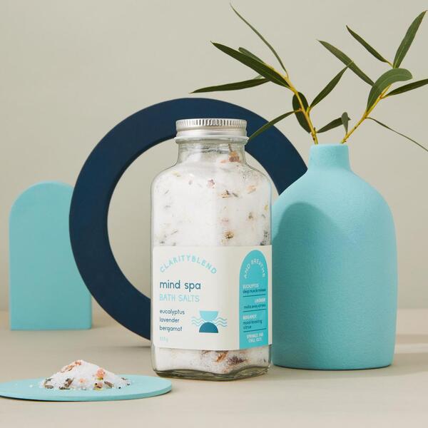 Clarity Blend Mind Spa bath salts 335g, imported from the UK