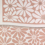 POM camel flower print scarf 69x184cm - British product
