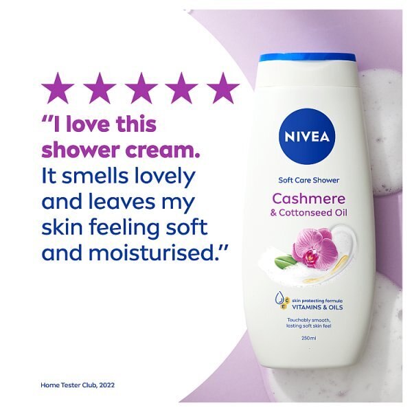 NIVEA Shower Gel Indulgent Moisture Cashmere 250ml GOODS Superdrug   