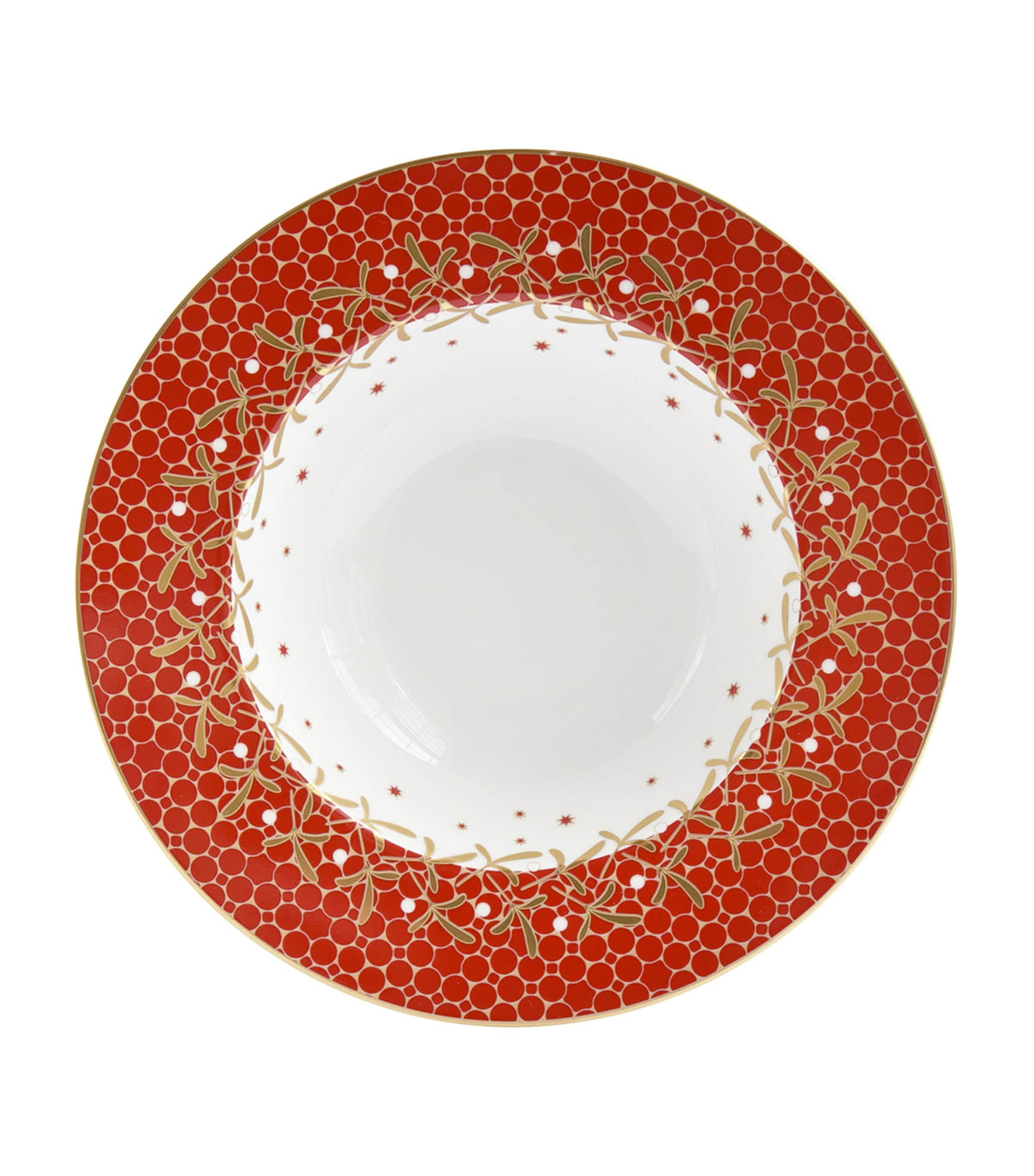 Bernardaud Noël soup plate 22.5cm - British product