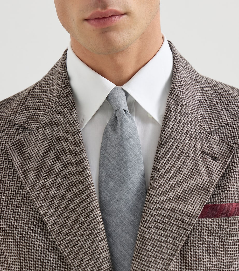 Brunello Cucinelli virgin wool tie (British brand)