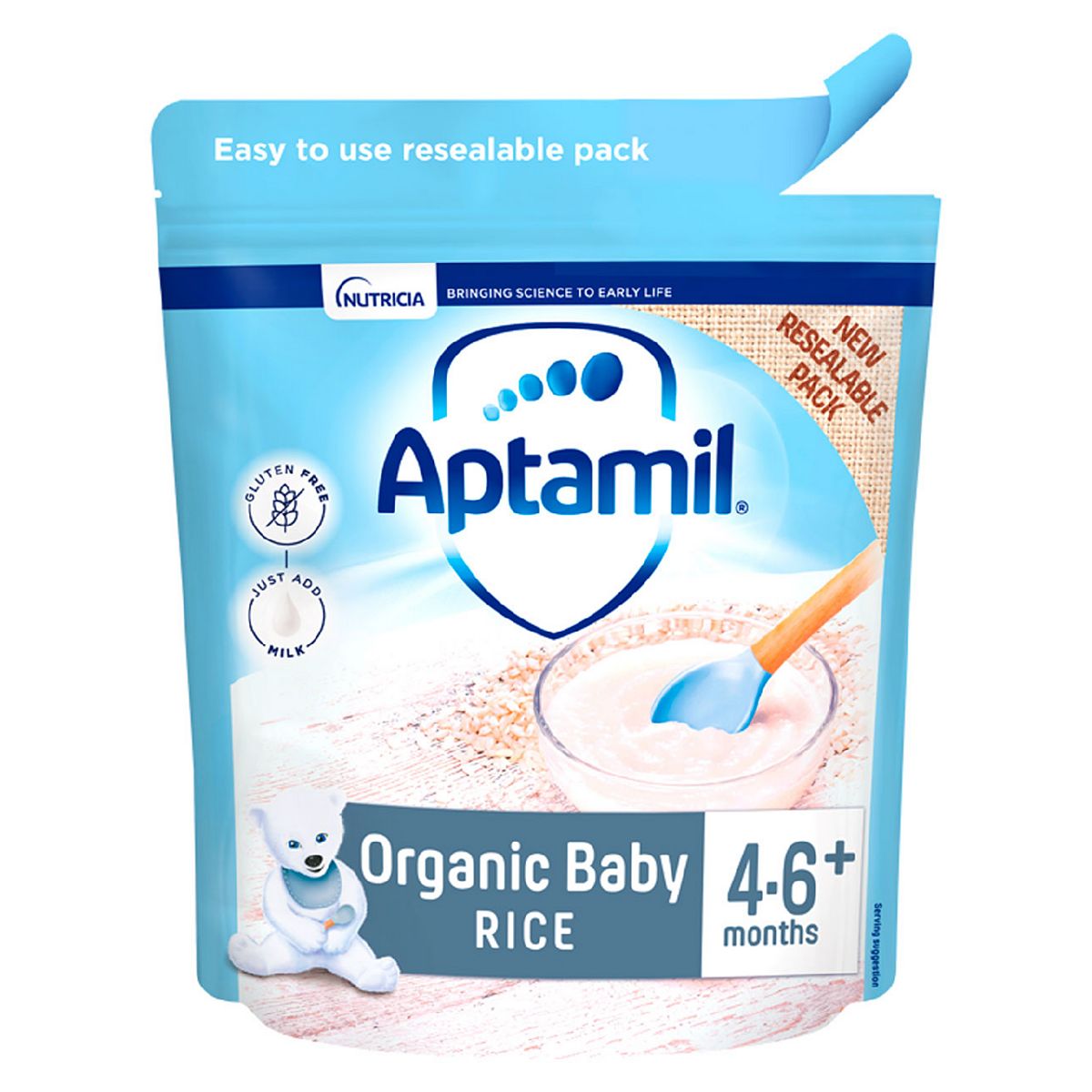 Aptamil Organic Baby Rice Cereal 4-6+ Months 100g GOODS Boots   