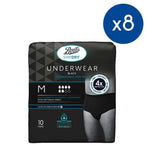 Boots Staydry Men's Underwear Pants Medium - 80 Pairs (8 Pack Bundle) Health Care Boots   