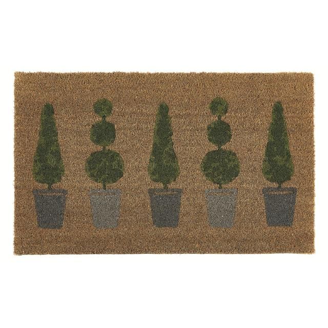 Hug Rug 45cm x 75cm Topiary Printed Door Mat Perfumes, Aftershaves & Gift Sets M&S   