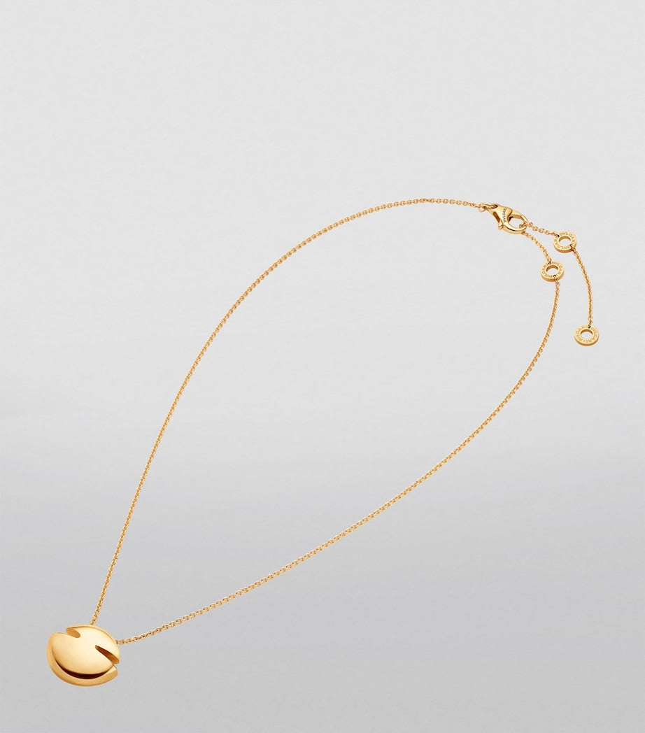 Bvlgari Cabochon gold necklace, imported from the UK