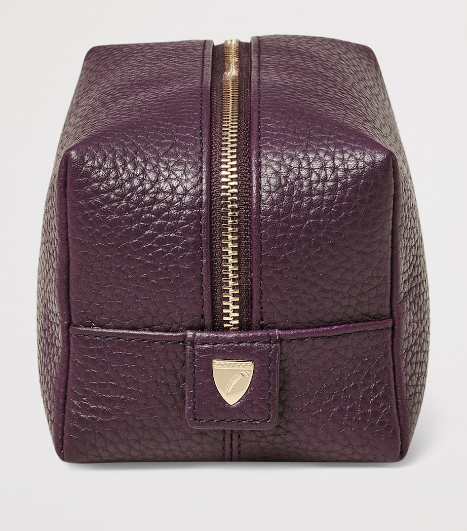 Aspinal of London medium leather cosmetic case - British product