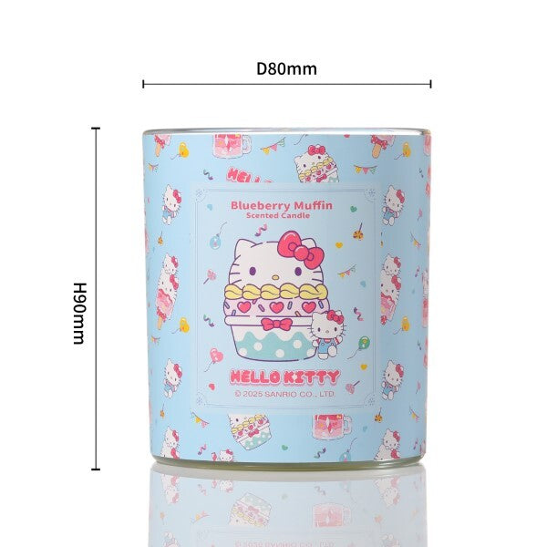 Hello Kitty scented candle Blueberry Muffin 206g, imported from the UK