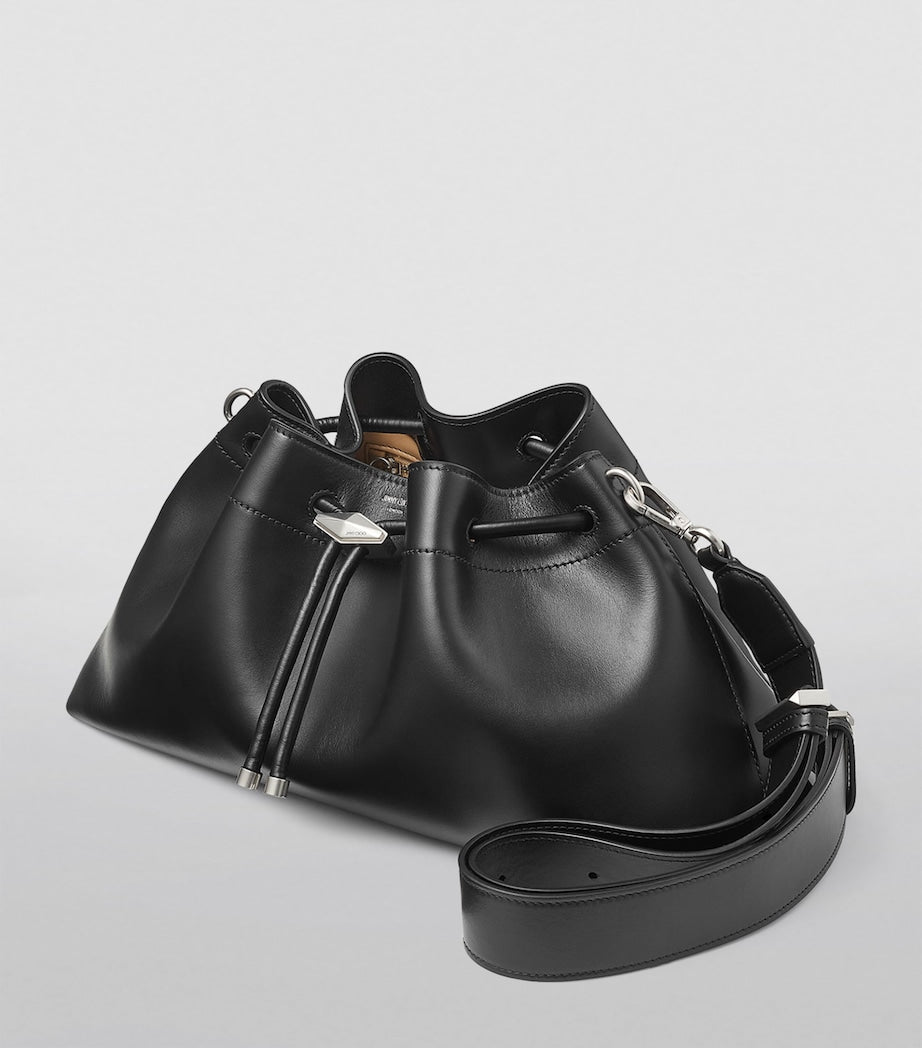 Jimmy Choo Cinch bucket bag leather chain drawstring, UK version