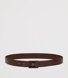 Saint Laurent calfskin boucle belt Cassandre logo 3cm, imported from the UK