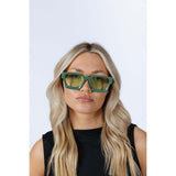 SVNX Square Retro Mint Green Sunglasses, UK version