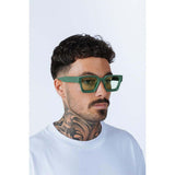 SVNX Square Retro Mint Green Sunglasses, UK version