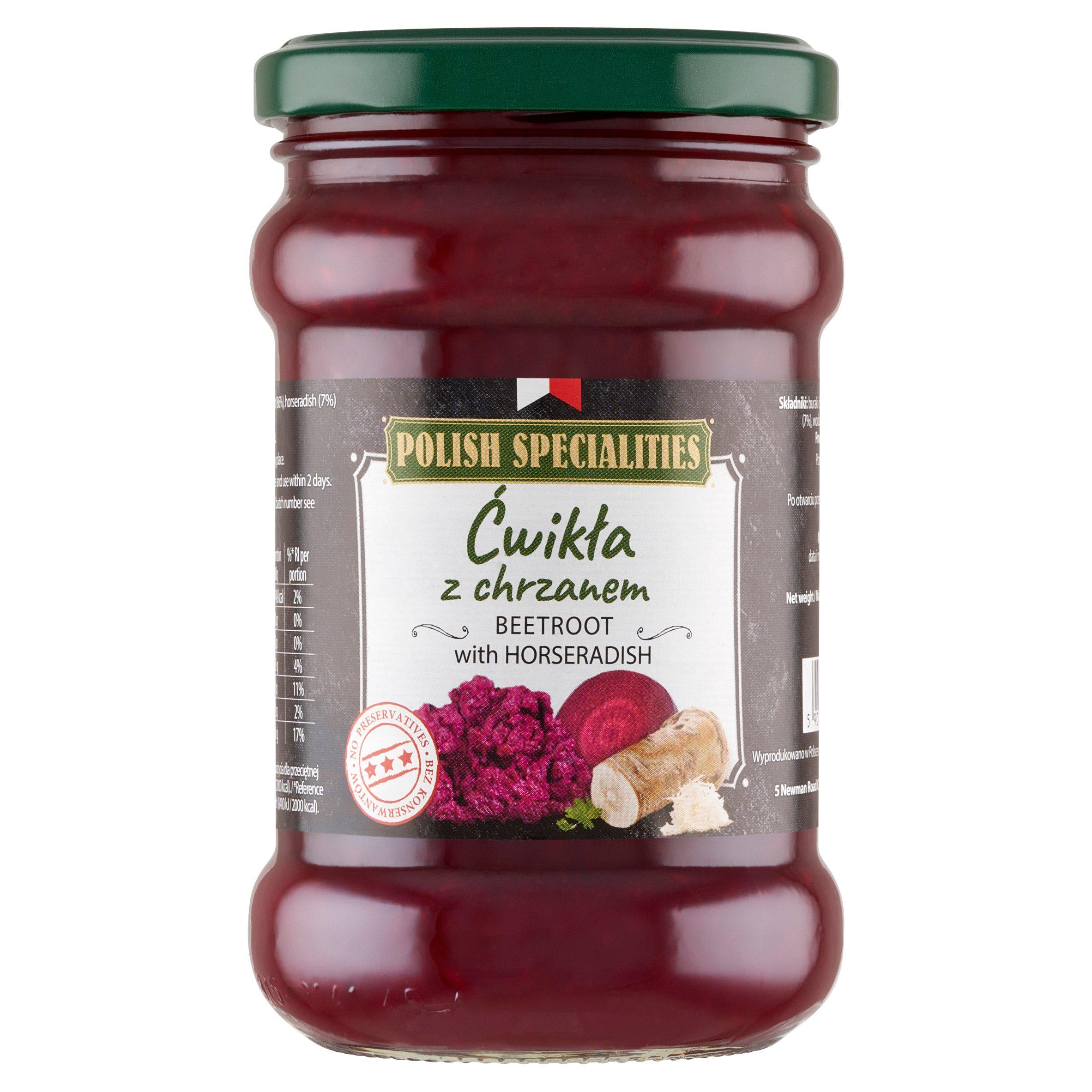 Polish Grated Horseradish Beetroots 270g Eastern European Sainsburys   