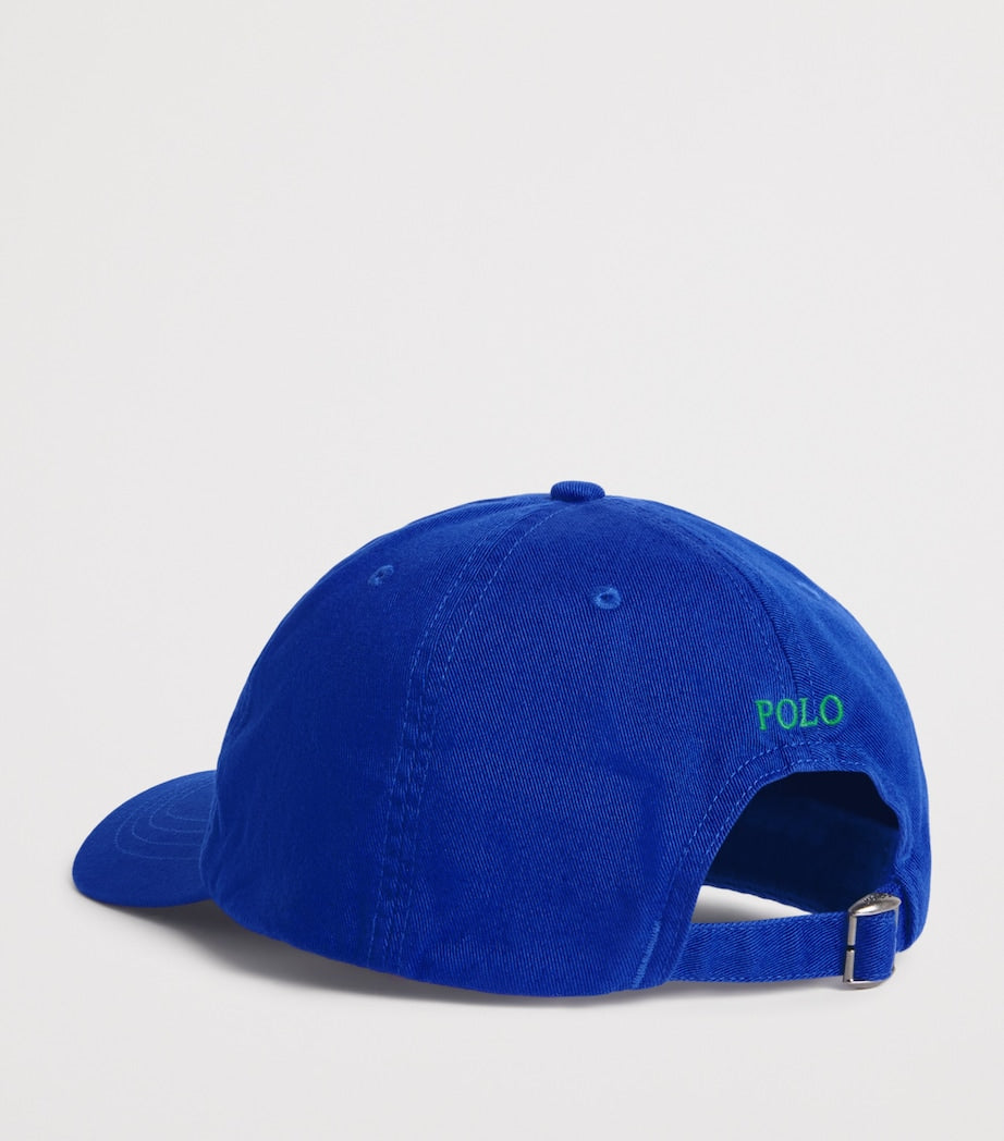 Ralph Lauren kids cotton polo pony baseball cap, imported from the UK