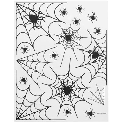 Superdrug Smiffys Spider Window Stickers, 1 Sheet- Buy online at McGrocer