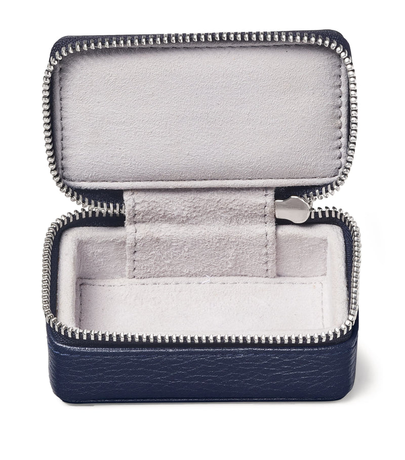 Aspinal of London small leather travel jewellery case - British product