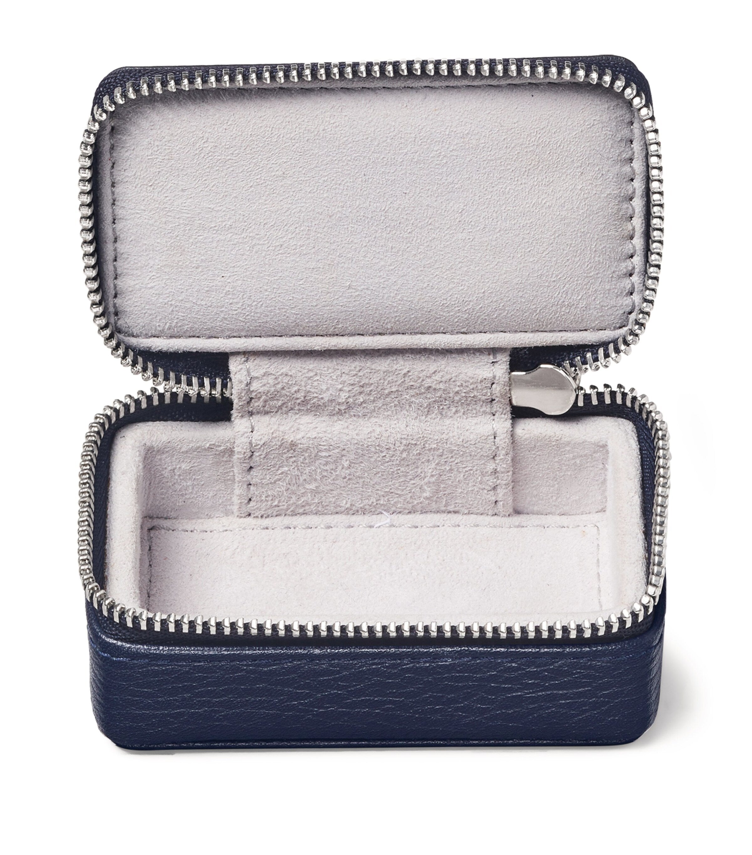 Aspinal of London small leather travel jewellery case - British product