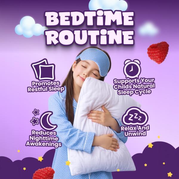 CapyChews kids sleep gummies raspberry flavour - British product