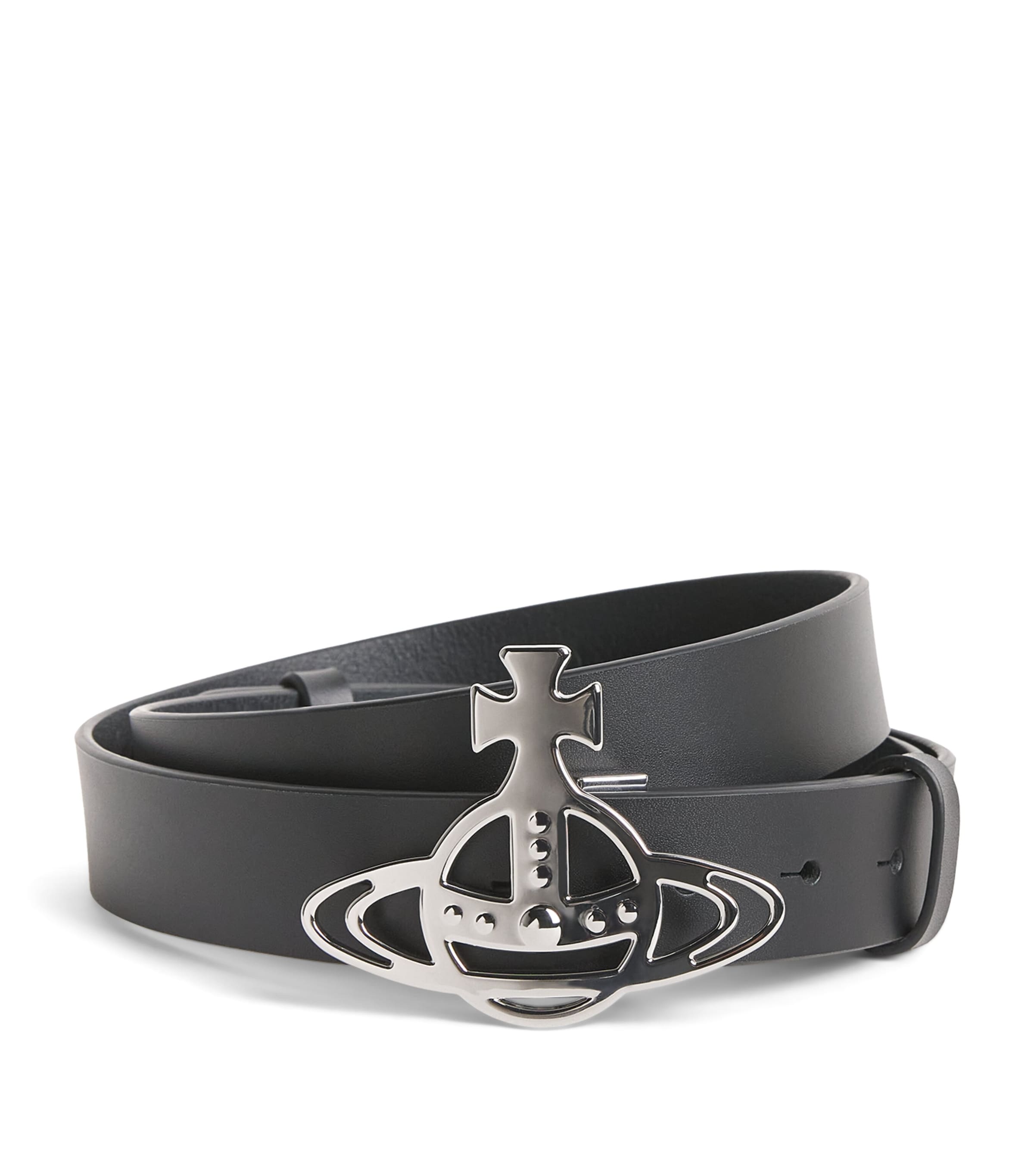 Vivienne Westwood Leather Orb Belt 3cm wide, imported from the UK