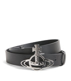 Vivienne Westwood Leather Orb Belt 3cm wide, imported from the UK