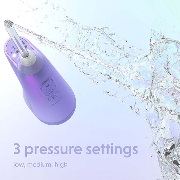 Ordo Hydro Sonic water flosser in Pearl Violet, UK version