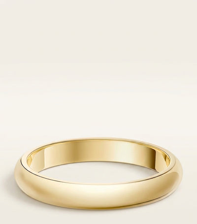 Harrods Cartier C de Cartier Yellow Gold Curved Wedding Ring- Buy online at McGrocer