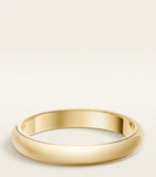 Cartier C de Cartier 18kt yellow gold wedding ring 3mm (British brand)