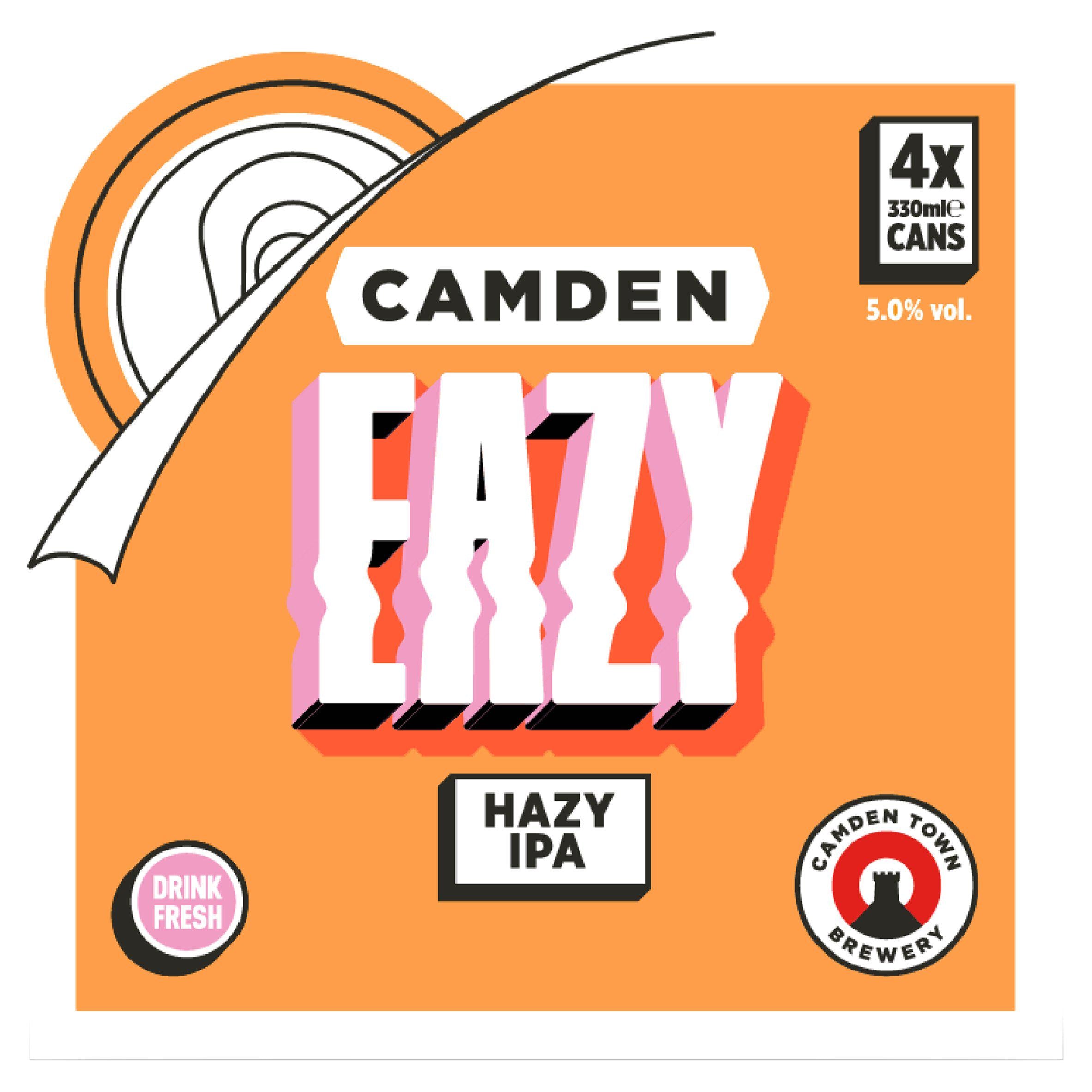 Camden Town Brewery Eazy Hazy IPA 4x330ml GOODS Sainsburys   