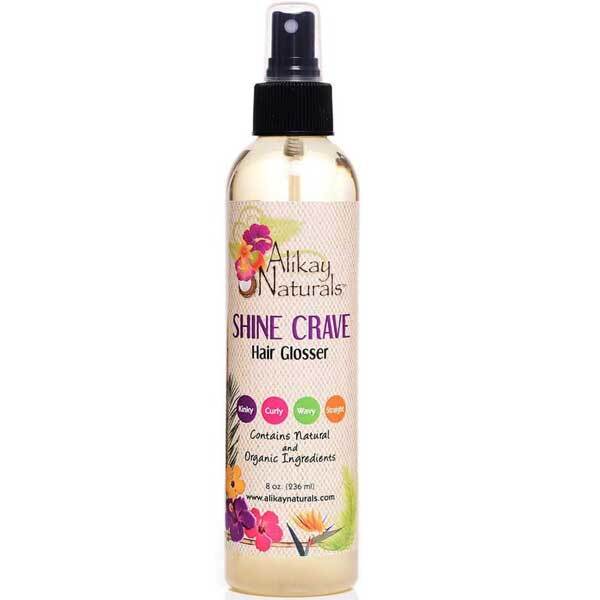 Alikay Naturals Shine Crave hair glosser, imported from the UK