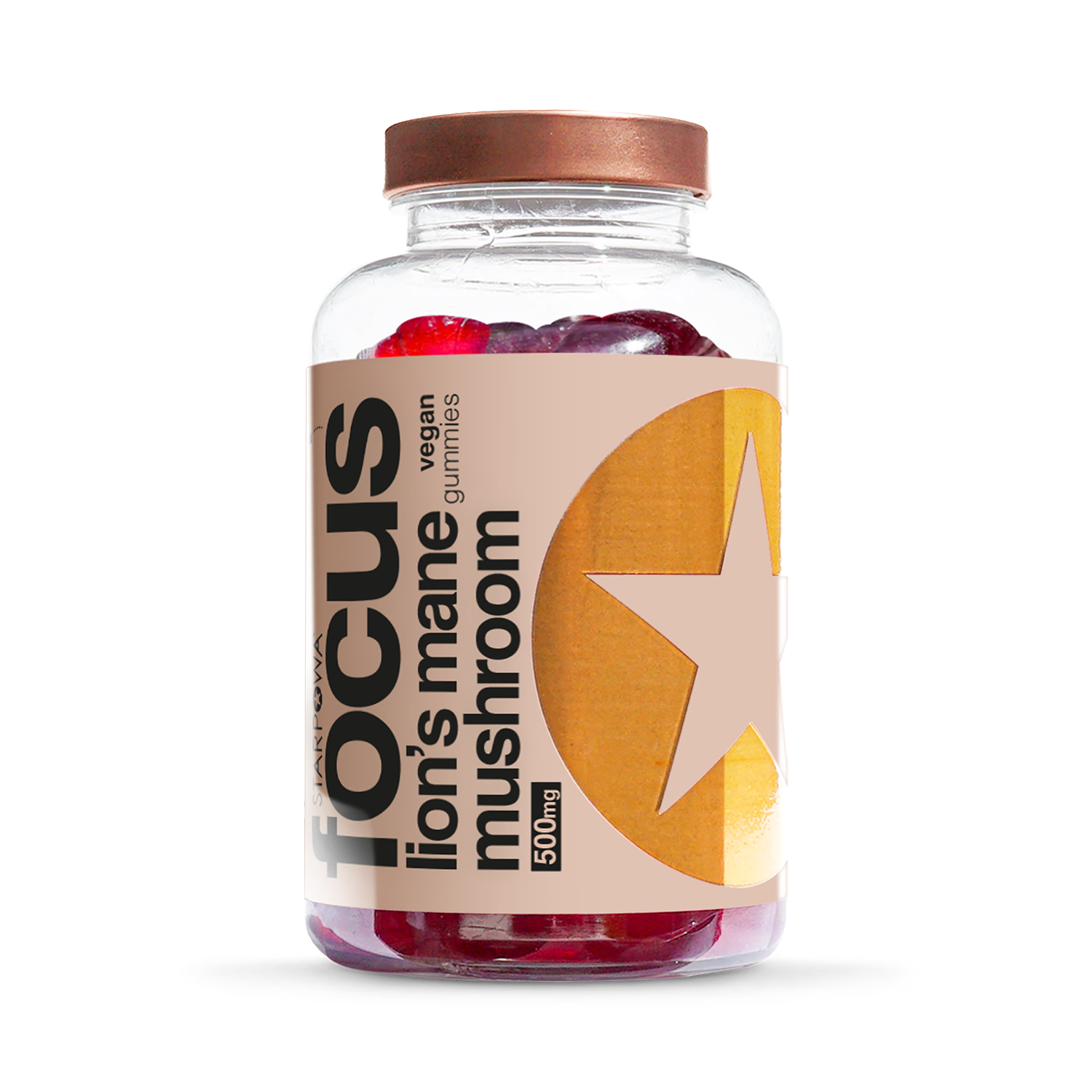 Starpowa Focus Lion's Mane gummies 60 count (British brand)