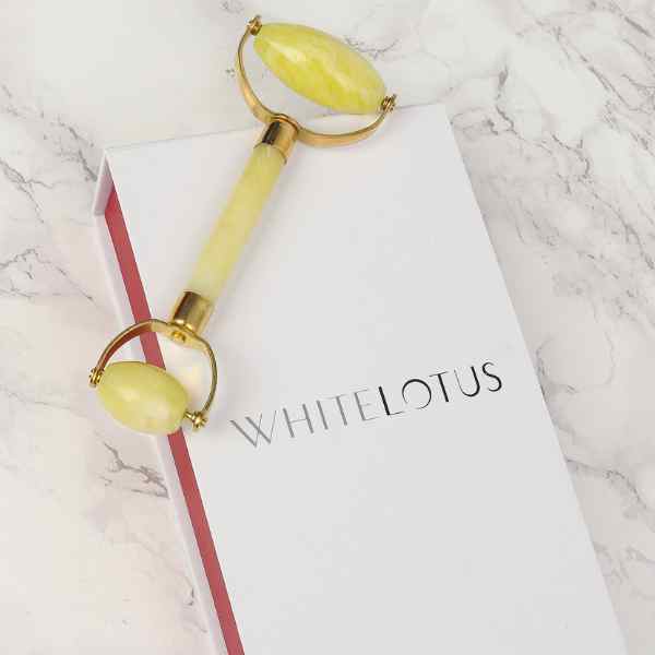 White Lotus premium jade roller, UK version