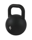 Kettlebell 6/8kg with anti-slip rubber feet, (British brand)