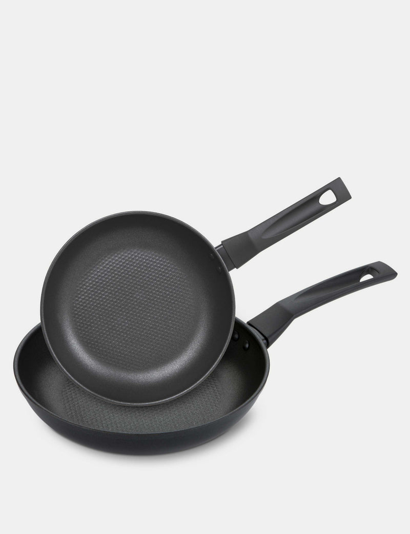 9X Tougher non-stick frying pan set 21cm and 29cm (British brand)