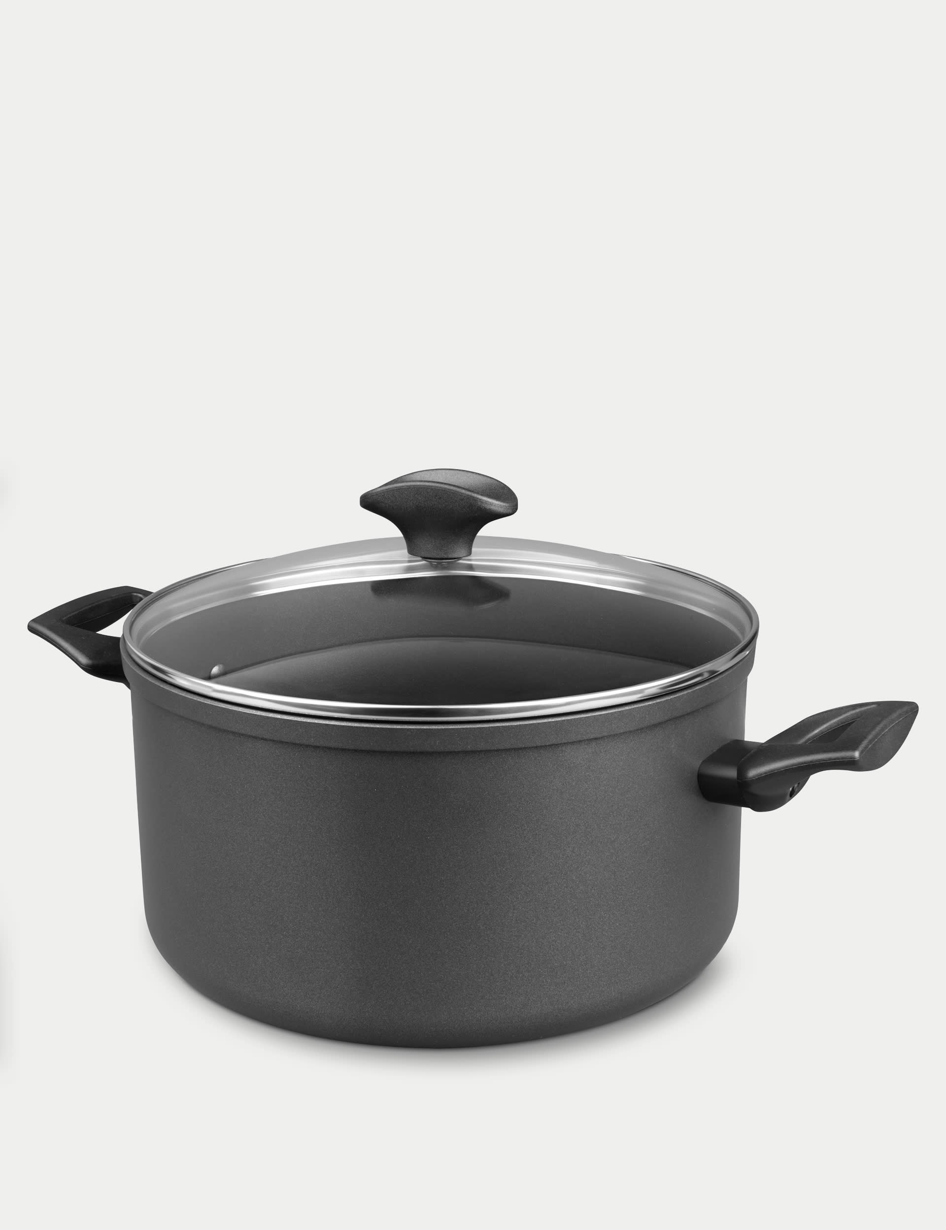 Tougher 9x 24cm induction stock pot with lid (British brand)